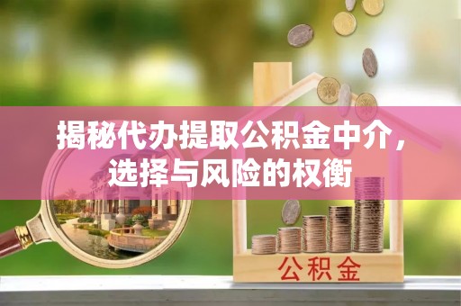 息县揭秘代办提取公积金中介，选择与风险的权衡